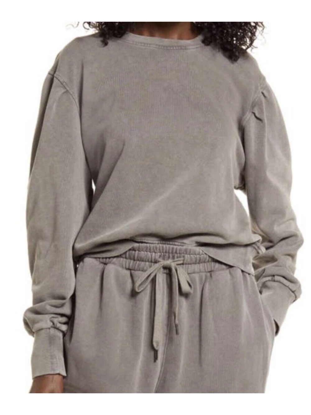 NWT*Blank NYC French terry pullover Sweatshirt Expresso  Martini*Med MSRP $88